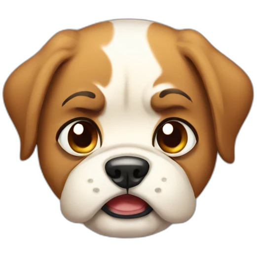 Angry puppy emoji