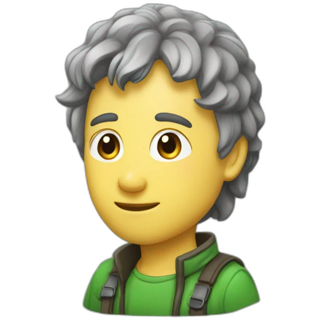 clé a mollette vert emoji