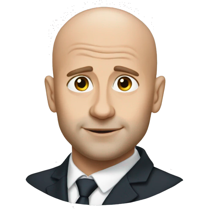 Bald Macron  emoji