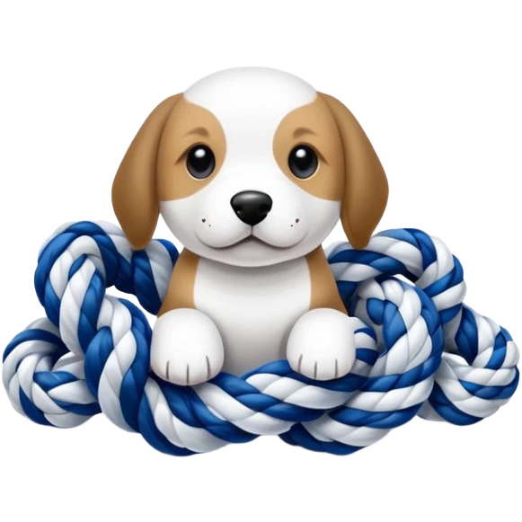A rope toy for dogs  emoji