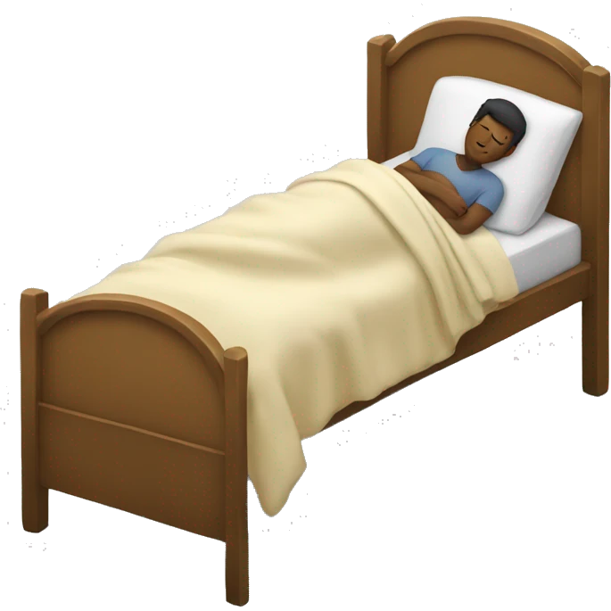 sleeping in bed emoji