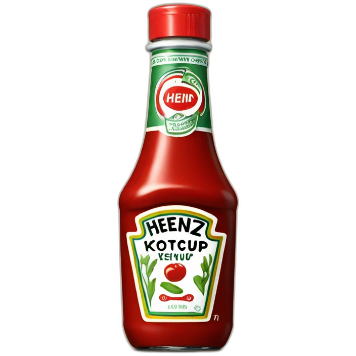 Heinz Ketchup bottle emoji