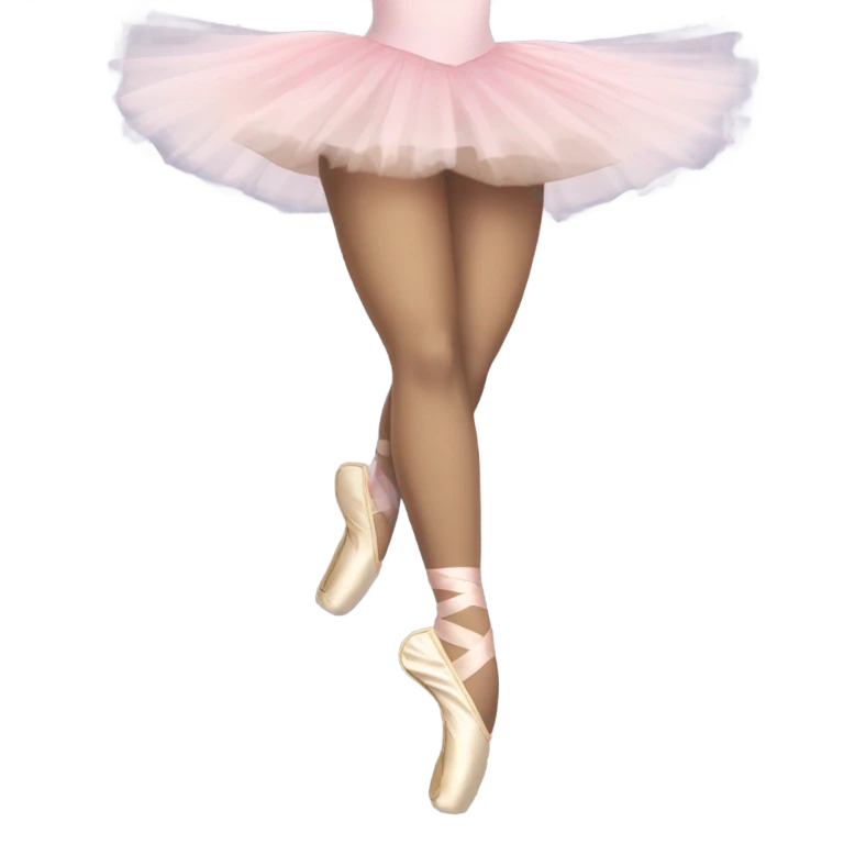 Ballet dancer wearing thigh highs emoji