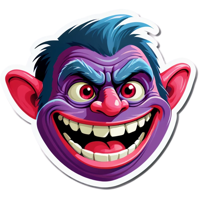Troll face emoji