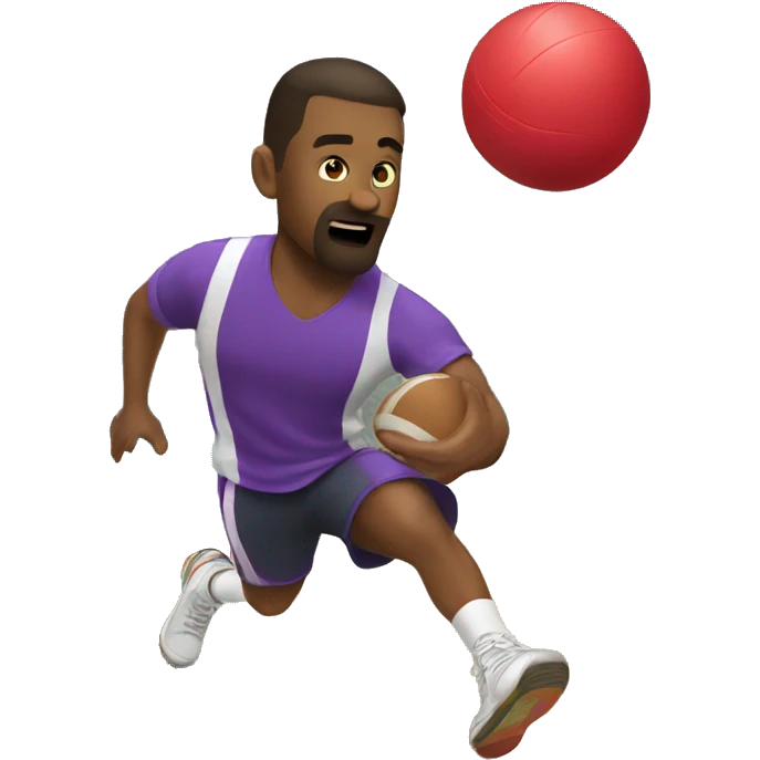 Throwing dodgeball emoji