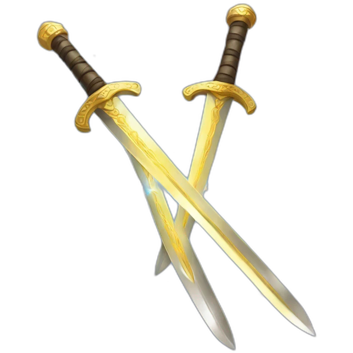 two-swords-with-sparkles emoji