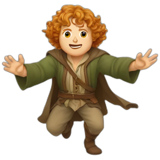 samwise gamgee shaking gluteus maximus dance emoji