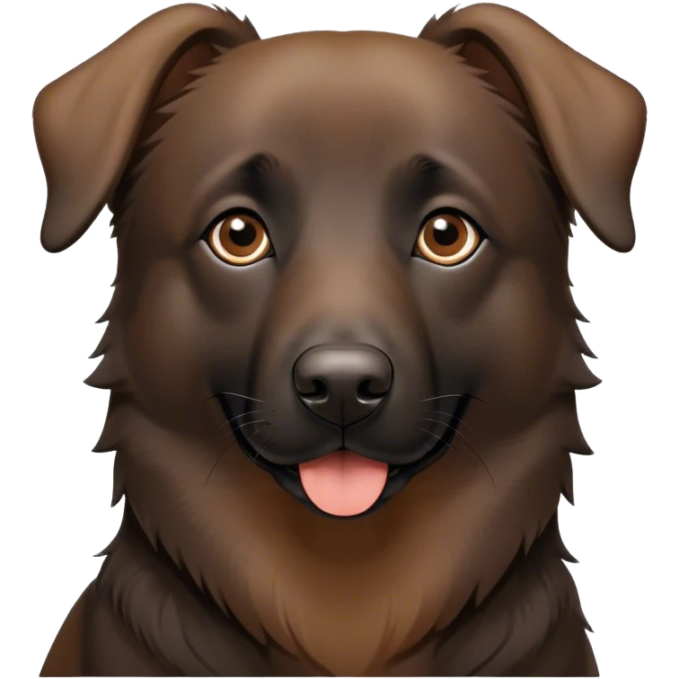 Un chien berger  belge croisé labrador  emoji