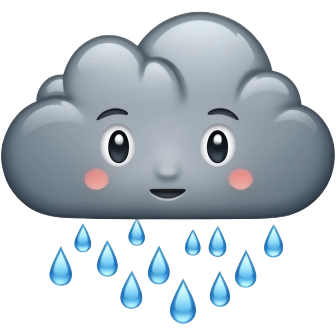rain emoji