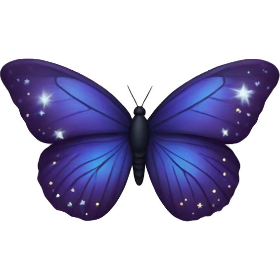 Butterfly with stars emoji