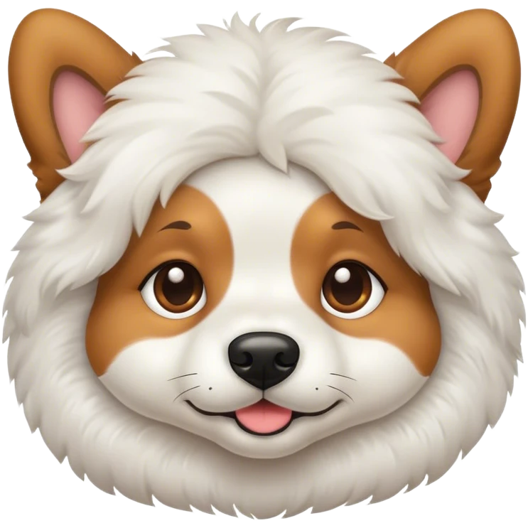 Голова милого пёсика emoji