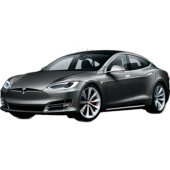 Tesla Model S Grey emoji