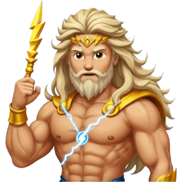Greek god Zeus emoji