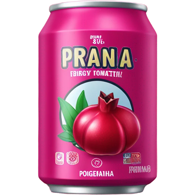 Pomegranate Piranha Energy Drink  emoji