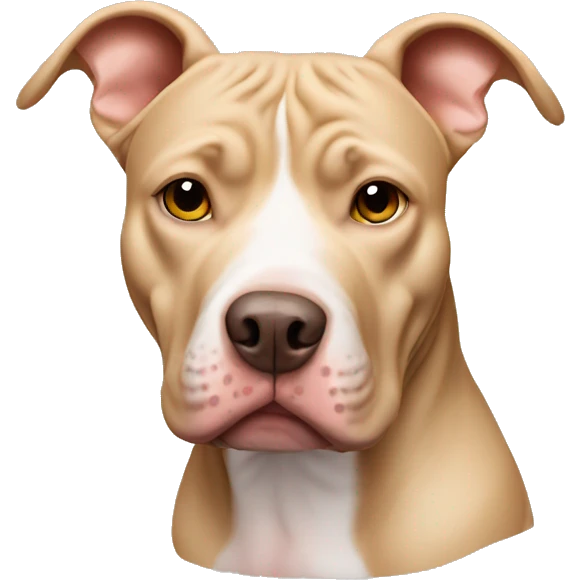 Beige pitbull emoji