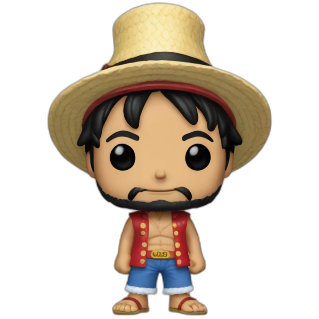 Funko pop luffy emoji