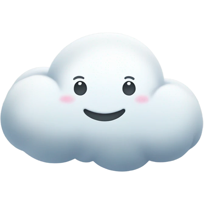 Cloud ☁️，soft emoji