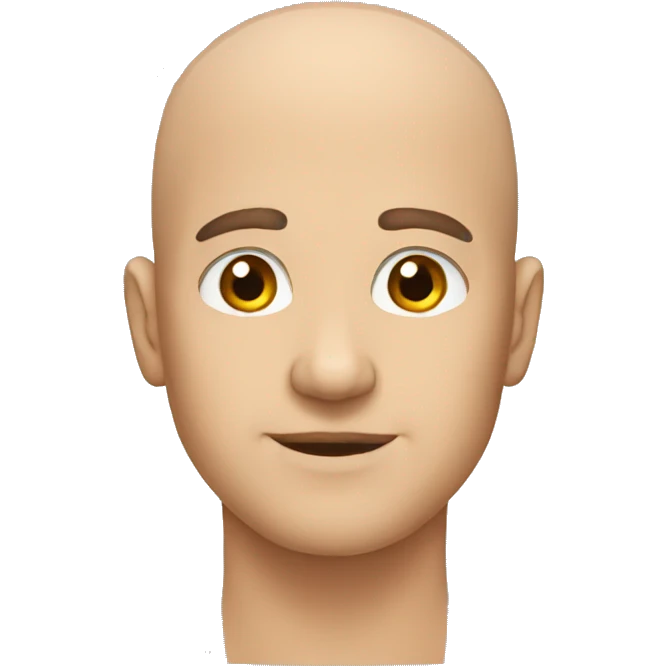 Bald emoji