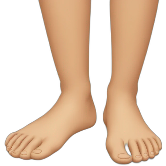 Bare foot emoji