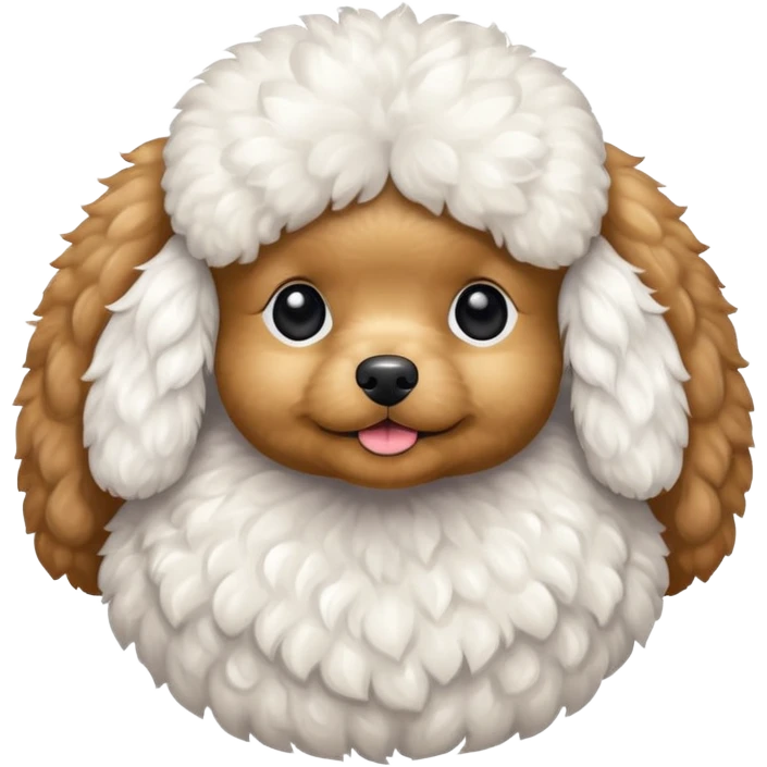 toy poodle emoji