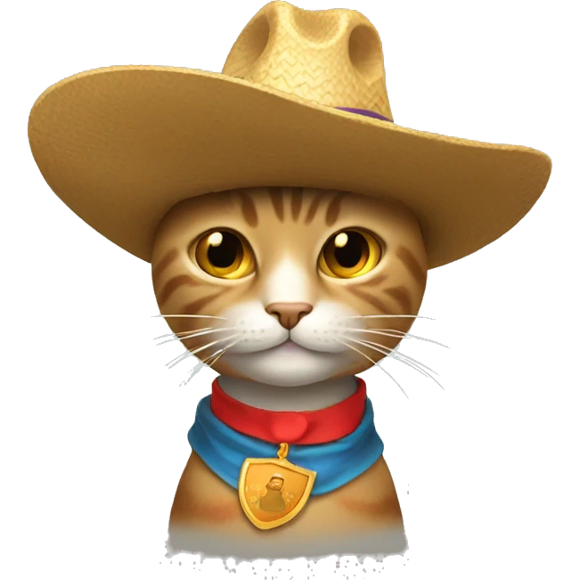 gato con sombrero de copa emoji