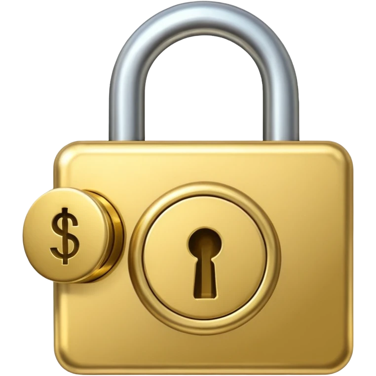 Lock with money symbol emoji