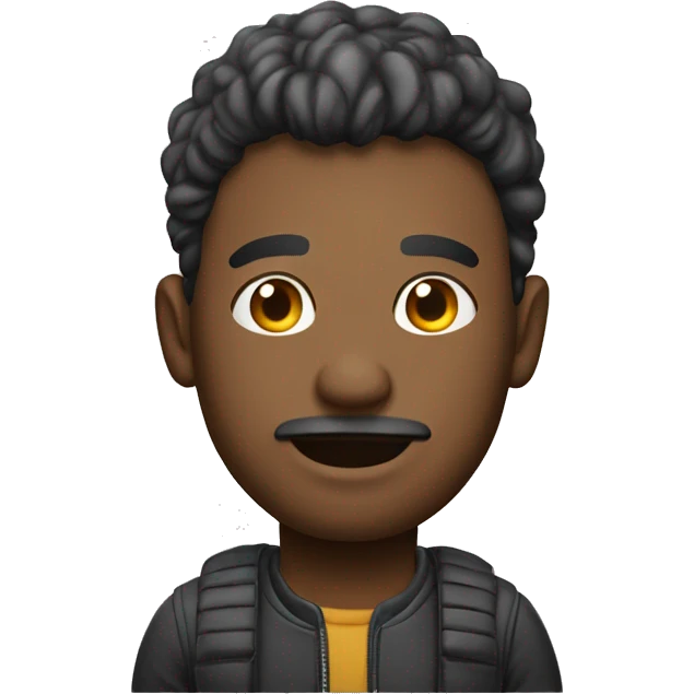 Homme avec une doudoune  emoji