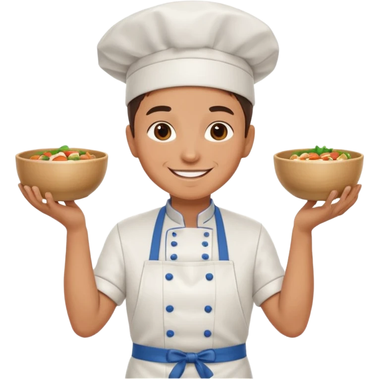  Chefs Holding Bowl emoji