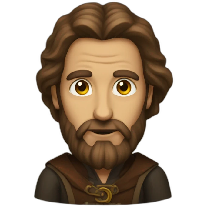 leonard de vinci emoji