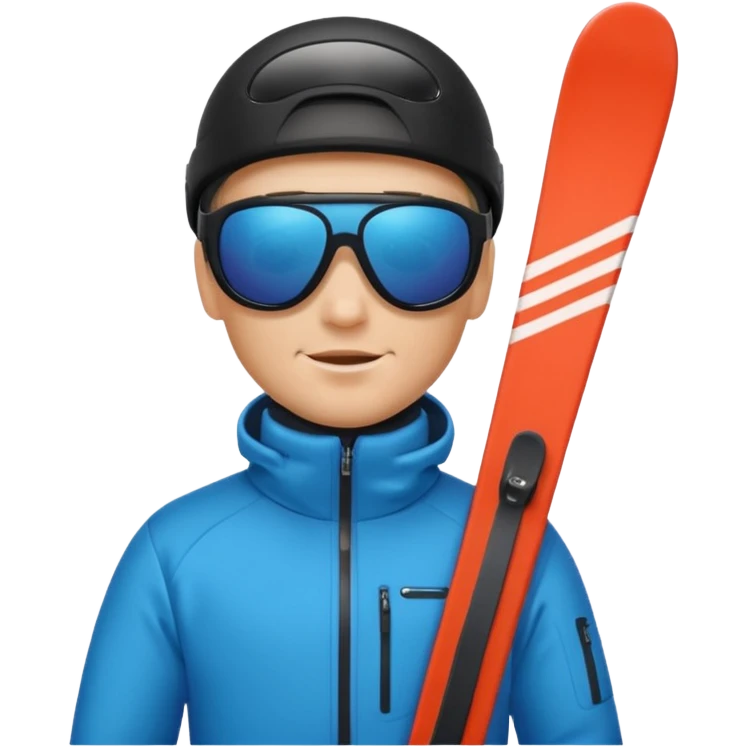 man skiing  emoji