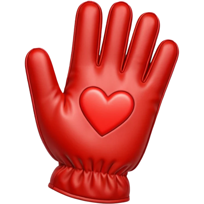 Love glove emoji