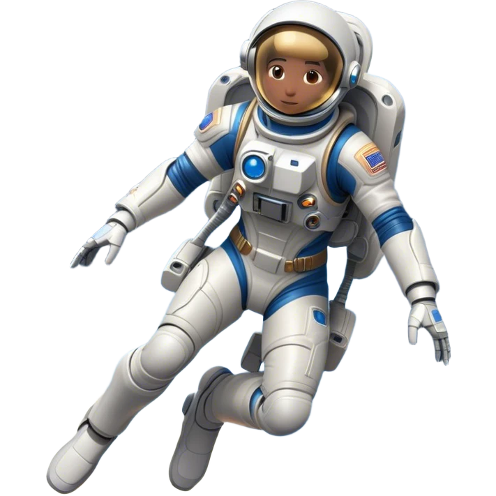  Cinematic Realistic Astronaut with Jetpack – A futuristic astronaut in a sleek, high-tech spacesuit, propelling forward with an advanced jetpack. The suit’s intricate details shimmer under distant starlight, with thrusters emitting a soft, controlled blue glow. emoji