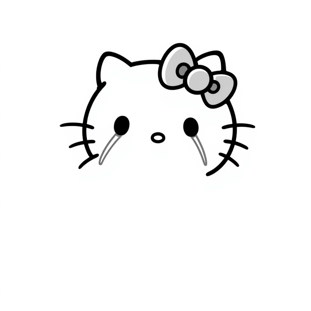 crying Hello Kitty emoji