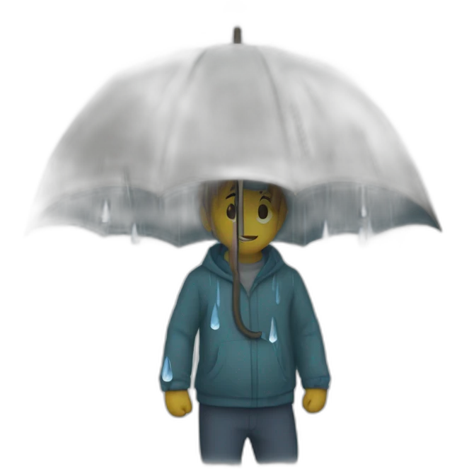 rain emoji
