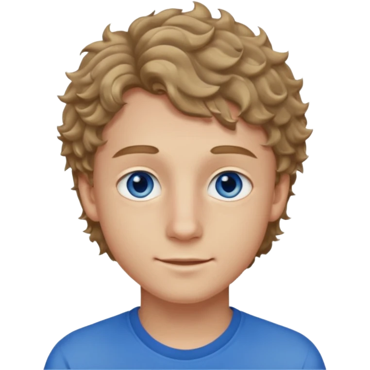 20 year old boy with slightly curly dark blonde hair and blue eyes with 20 year old girl with brown hair and blue eyes (girl is brunette (straight hair), boy is blonde.) BLONDE BOY emoji