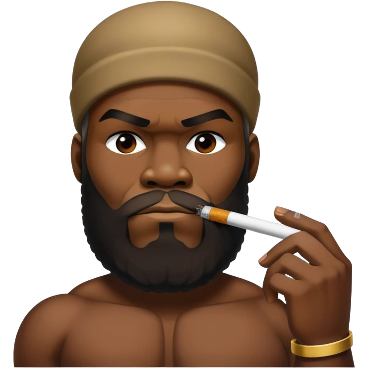 kimbo slice smoking  emoji