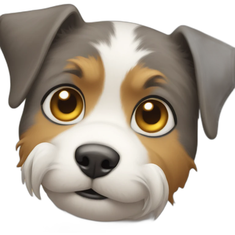 Chat sur chien emoji