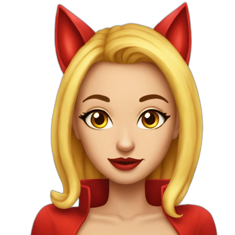 doja-cat-paint-the-town-red-devil emoji