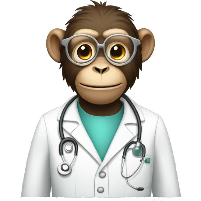 Monkey doctor emoji