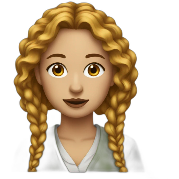 une femme artiste peintre emoji