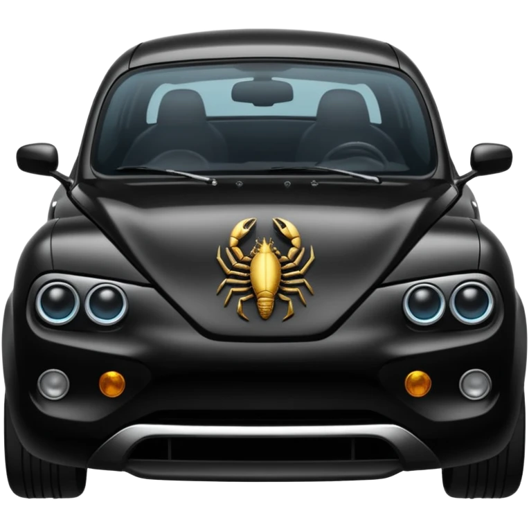 black scorpio n car emoji