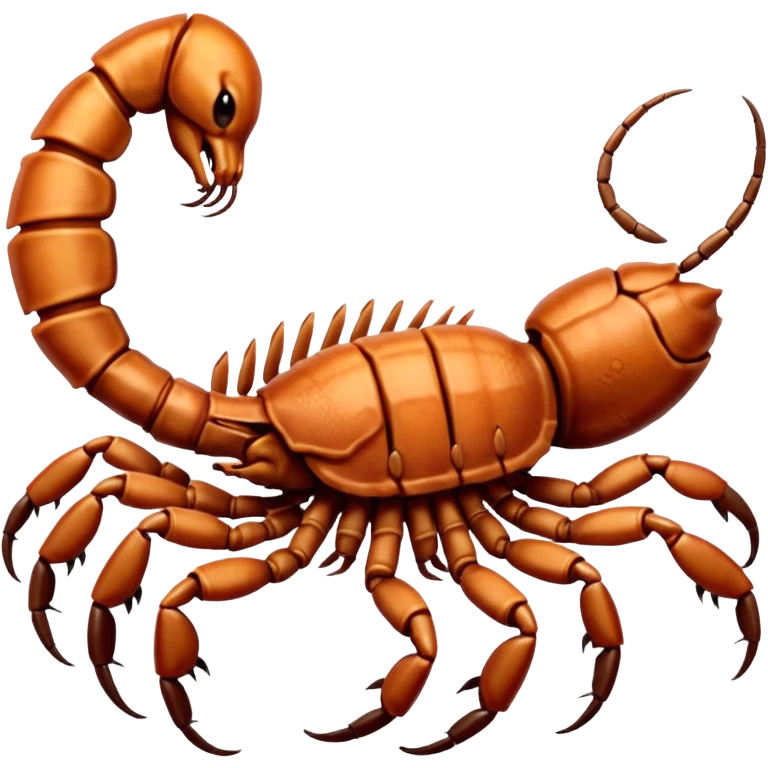 Auburn-Copper-brown desert Scorpion emoji