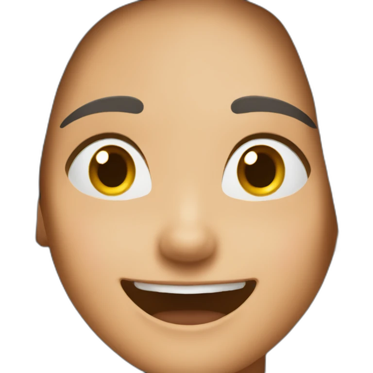 the girl is delighted and rejoices emoji