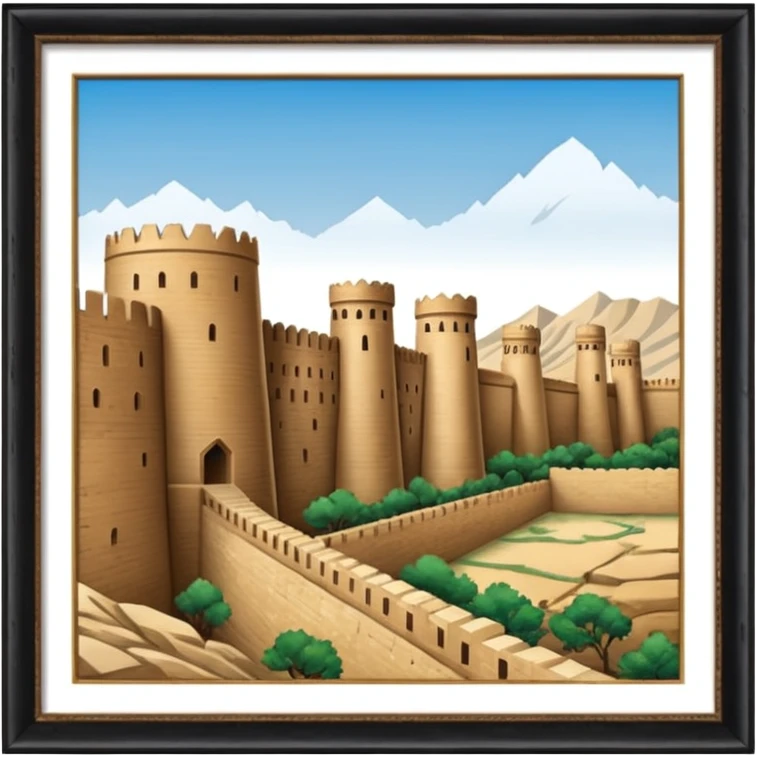 samarkand city walls, no frame emoji