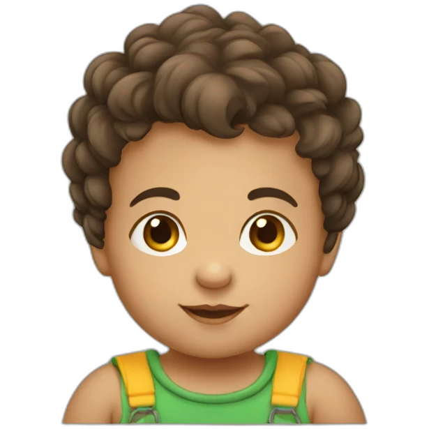 Baby boy half dutch half brazilian emoji