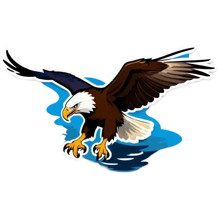 eagle fishing emoji