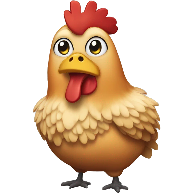 Buff chicken emoji