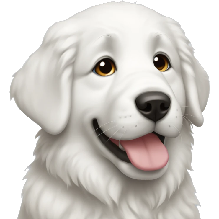 Great Pyrenees puppy emoji