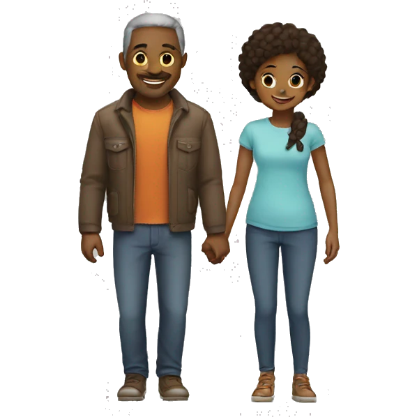 Man with girl emoji