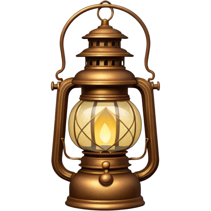 glitter old lantern emoji